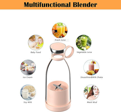 Portable Juicer Bottle – USB Rechargeable Blender for Smoothies & Shakes
