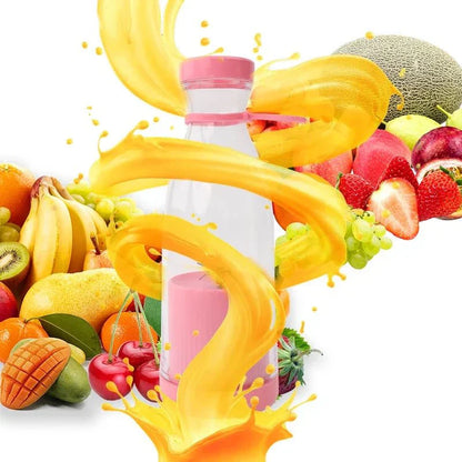 Portable Juicer Bottle – USB Rechargeable Blender for Smoothies & Shakes