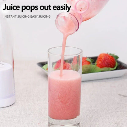 Portable Juicer Bottle – USB Rechargeable Blender for Smoothies & Shakes